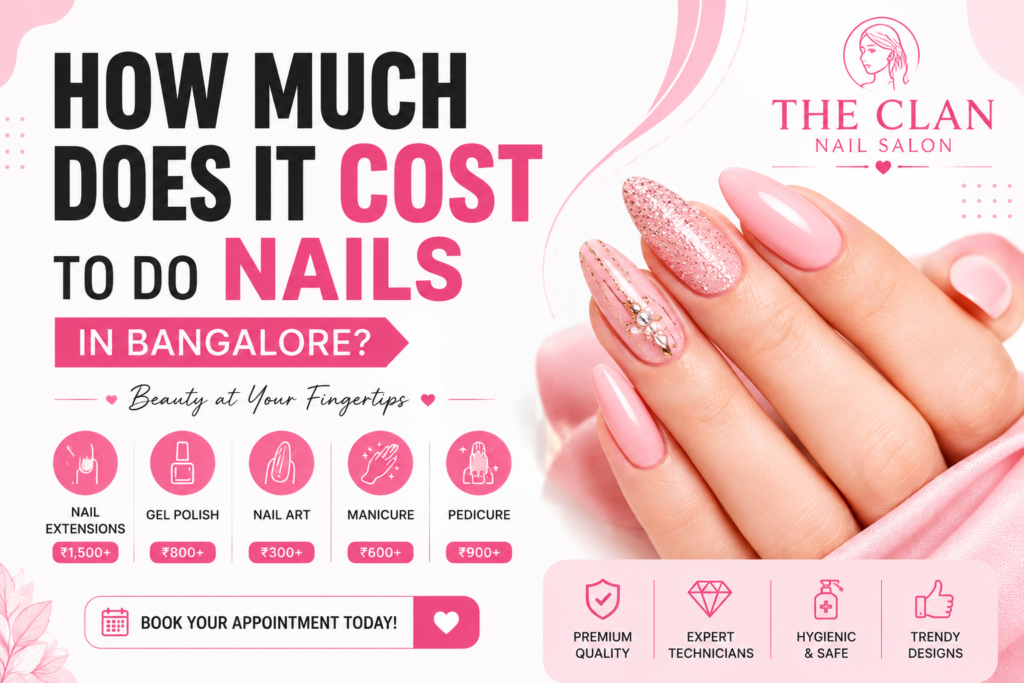 How much does it cost to do nails in Bangalore?