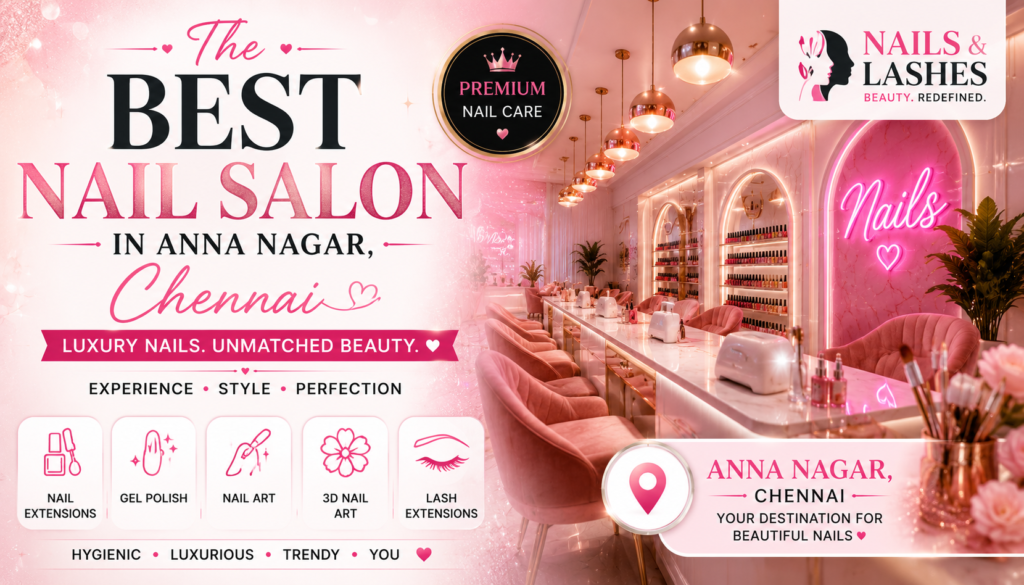 Best Nail Salon in Anna Nagar for Nail Extensions, Hair Spa, Hydrafacial & Beauty Services